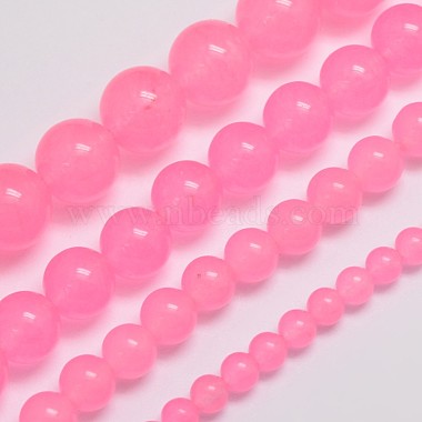 Natürliche und gefärbte Perle Malaysia Jade Stränge(X-G-A146-6mm-A08)-3