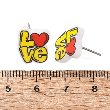 Wood Stud Earrings(EJEW-M063-01B)-5