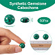 Synthetic Malachite Cabochons(G-R416-12mm-38)-3
