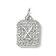 Rack Plating Brass Micro Pave Clear Cubic Zirconia Charms(KK-G501-01X-P)-1