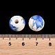 Floral Printed Porcelain Beads(PORC-Q199-12mm-19)-3