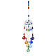 Glass with Metal Sun Catcher Pendant(PW-WG31146-05)-1