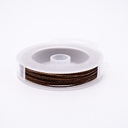 3 Strands Copper Craft Wire, Long-Lasting Plated, Antique Bronze, 24 Gauge, 0.5mm, about 20m/roll(CWIR-WH0005-0.5mm-AB)