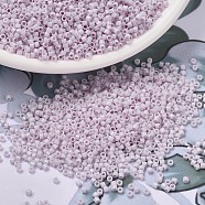 MIYUKI Delica Beads, Cylinder, Japanese Seed Beads, 11/0, (DB1494) Opaque Pale Rose, 1.3x1.6mm, Hole: 0.8mm, about 2000pcs/10g(X-SEED-J020-DB1494)