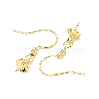Rack Plating Brass Earring Hooks(KK-F839-024B-G)-2