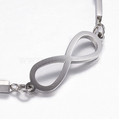304 Stainless Steel Link Bracelets(X-STAS-F025-11)-2