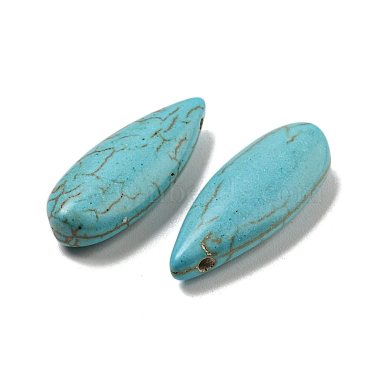 perles de turquoise synthétiques(G-B070-26A)-2