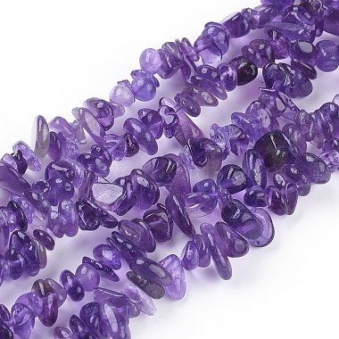 5mm Purple Chip Amethyst Beads
