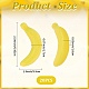 Mini Foam Imitation Banana(AJEW-CP0006-17B)-2