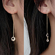 8Pcs 2 Color Brass Stud Earring Findings(KK-BBC0009-81)-5