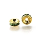 Messing Strass Zwischenperlen(RB-A014-Z6mm-07G)-3