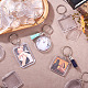 32Pcs 4 Styles Acrylic Keychain(KEYC-TA0001-29)-7