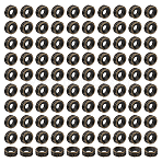 300Pcs Tibetan Style Alloy Spacer Beads, Cadmium Free & Nickel Free & Lead Free, Flat Round, Antique Bronze, 7.5x3mm, Hole: 2.5~3mm(FIND-ME0002-29AB)