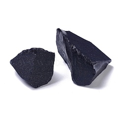 Rough Raw Synthetic Blue Goldstone Beads, No Hole/Undrilled, Nuggets, 35~48x26~32x22~23mm, about 4pcs/100g(G-C231-10)