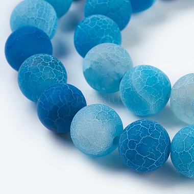 Natural Crackle Agate Beads Strands(G-G055-10mm-2)-3