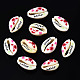 Printed Natural Cowrie Shell Beads(SSHEL-N032-32)-1
