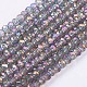 Faceted Rondelle Electroplate Glass Beads Strands(X-EGLA-D020-3x2mm-73)-1