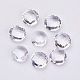Faceted K9 Glass Pointed Back Cabochons(RGLA-P013-A02)-1