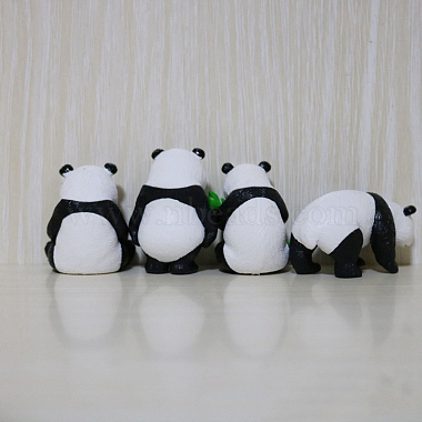 Décoration d'affichage de figurines de panda en PVC(BEAR-PW0001-93)-2