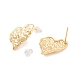 Brass Stud Errings(EJEW-B094-04G)-2