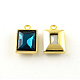 Rectangle Faceted Glass Pendants(TIBE-Q050-190F-LF)-1