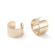 304 Stainless Steel Ear Cuff Findings, Real 24K Gold Plated, 10x9x6mm(STAS-P249-18G-A)