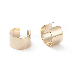 304 Stainless Steel Ear Cuff Findings, Real 24K Gold Plated, 10x9x6mm,Hole:0.90mm(STAS-P249-18G-A)