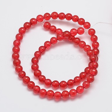 Natural & Dyed Malaysia Jade Bead Strands(G-A146-6mm-A02)-2