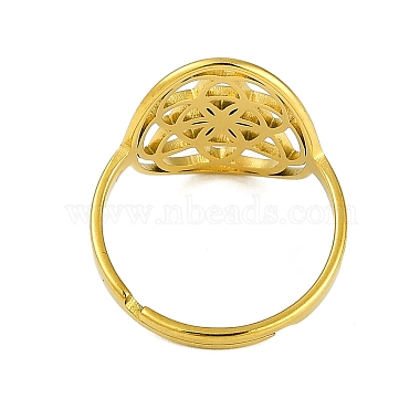 304 anillos ajustables de acero inoxidable para mujer(RJEW-M008-01G)-3