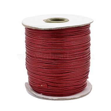 0.5mm FireBrick Waxed Polyester Cord Thread & Cord