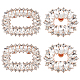 Elite 4Pcs 2 Style Alloy Crystal Rhinestone Shoe Decorations(AJEW-PH0011-49KCG)-1