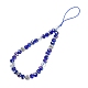perles de strass en verre et argile polymère rondelle chaînes de dragonne de téléphone(HJEW-YW0001-05B)-1