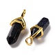 pendentifs pointus synthétiques blue goldstone(G-K329-13G)-3