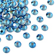 Preciosa&reg MAXIMA Crystal No Hotfix Flatback Stones, Czech Crystal, Dura Foiling, Round(438 11 615 Chaton Rose), 60310 200 Capri Blue AB, SS8(2.3~2.5mm)(Y-PRC-NSS8-60310-200)