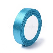 Satin Ribbon, Deep Sky Blue, about 3/4 inch(20mm) wide, 25yards/roll(22.86m/roll)(X-RC20mmY047)