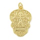 Halloween Theme Rack Plating Brass Pendants(KK-Z067-18G-02)-1