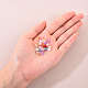 20pcs perles de verre transparentes peintes à la bombe(GLAA-YW0001-09)-8