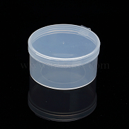 Plastic Bead Containers, Column, Clear, 5.2x2.8cm, Capacity: 35ml(1.18 fl. oz)(CON-L006-01)