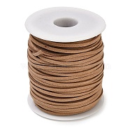 50 Yards Faux Suede Cord, Faux Suede Lace, for Jewelry Making, Peru, 2.5mm(LW-U001-01A)