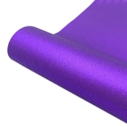 Waterproof Permanent Self-Adhesive Opal Vinyl Roll for Craft Cutter Machine, Office & Home & Car & Party  DIY Decorating Craft, Rectangle, Purple, 30.5x25x0.04cm(FABR-PW0001-076A-10)