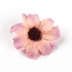 Silk Cloth Artifical Flower, For DIY Wedding Party Garland Decoration, Daisy, Dark Salmon, 35~38x10mm(DIY-WH0259-13E)