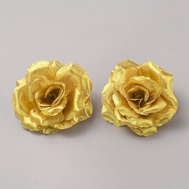 20Pcs Polyester Artificial Flower Head(AJEW-LP0001-25)-1
