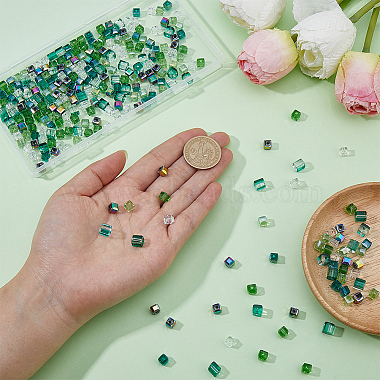 300Pcs 6 Styles Electroplate Glass Beads Strands(EGLA-SC0003-25)-3