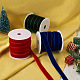 37.5 Yards 3 Colors Christmas Single Face Velvet Ribbon(OCOR-YS0001-09)-4