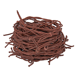 Synthetic Fibre Rope Imitation Barbed Wire for Party Decoration, Coconut Brown, 5~8x9mm, about 2.3m/pc(DIY-WH0430-399)