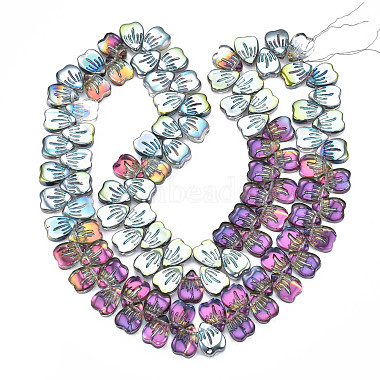 Electroplate Glass Beads Strands(EGLA-N008-011)-2