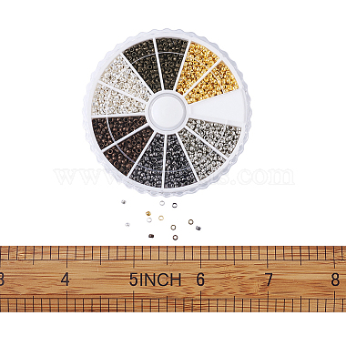 3000pcs Mixed Crimp End Beads(KK-TA0006-01M)-8