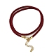 Nylon Milan Cord Necklace Making(MAK-M028-01G-30)-2