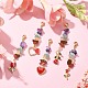 2 Pair 2 Color Natural Mixed Gemstone Chips Dangle Earrings(EJEW-JE05344)-4