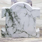 Marble Pattern Paper Disply Cards, Hair Clips Display, WhiteSmoke, 9x10x0.05cm, about 100pcs/set(CDIS-WH0024-07)